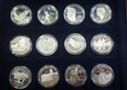 USA zestaw srebrnych monet kolekcjonerskich 24 szt.