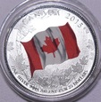 Kanada 25 $ 2015 r. 50 rocznica - Flaga Kanady