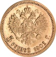 139. Rosja 5 rubli 1901 r. FZ