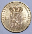 Holandia 10 Guldenów 1877 r. książę Willem