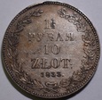 1. 1 1/2 Rubla = 10 złotych 1833 r. HГ