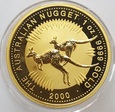 100 $ 2000 r. Kangur, uncja złota