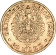 Niemcy 20 marek 1887 r. Prusy
