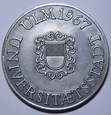 Niemcy medal srebrny - Uniwersytet w Ulm 1967 r. - oksydowany