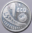 Hiszpania 1 ECU 1989 r. Porwanie Europy