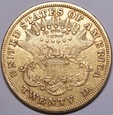 USA 20 $ 1873 r. Philadelphia - rzadszy rok