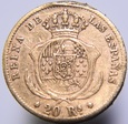 Hiszpania 20 reali 1861 r.