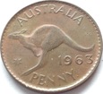 AUSTRALIA 1 Pens 1963  Elżbieta II