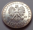 1990 SOLIDARNOSC 1000000 ZLOTYCH TYP A