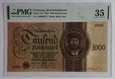 Niemcy 1000 Reichsmark 1924 Ser A PMG 35 RZADKI
