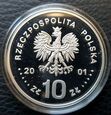  Polska 10 Złotych 2001 - Jan III Sobieski, półpostać SUPERTANIO