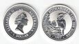 AUSTRALIA 1997 Kookaburra    1 Uncja srebro 999    