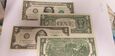 USA Banknoty  2 x 1 Dolar  + 2 x 2 Dolar nowiutkie
