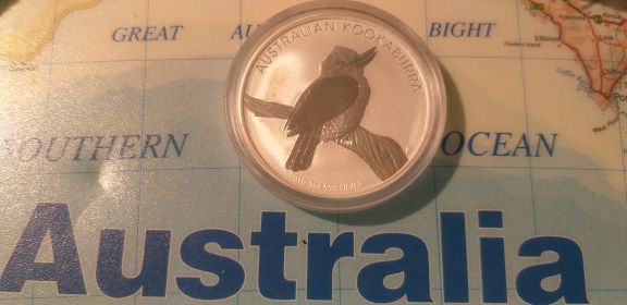 AUSTRALIA 2010 Kookaburra 1 Uncja srebro 999   