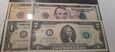 USA   ZESTAW 4 BANKNOTOW 10 dolar 2013 +  5 +2 +1 DOLLAR 2017 