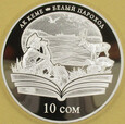 KIRGISTAN 2009 Chingiz Aytmatov Biały statek 10 som  AG box CoA