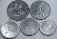 TURCJA różne roczniki zestaw 5 monet UNC
