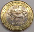 ARGENTYNA 2012 Malwiny 30 rocznica Wojny 2 pesos UNC