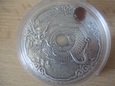 Togo 2012 Rok smoka z odklejonym bursztynem 2 x uncja srebra