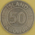 ISLANDIA 1975 Budynek parlamentu 50 koron kronur 