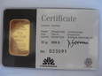 COMMERZBANK sztabka 10 g gram Au 999 złota certyfikowana złoto+2%