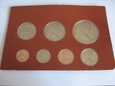 COOK ISLANDS wyspy cooka 1974 zestaw 7 monet UNC #17.