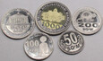 UZBEKISTAN różne roczniki zestaw 5 monet 50 100 200 500 1000 som UNC