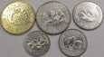 TONGA różne roczniki zestaw 5 monet UNC