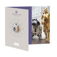 WIELKA BRYTANIA 2023 R2-D2 i C-3PO50 pence + holder