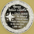 USA The Great Indian Chiefs Crazy Horse indianie Siuksowie Ag 