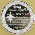 USA The Great Indian Chiefs King Philip indianie Wampanoagowie Ag 