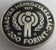 WĘGRY 1979 Międzynarodowy dzień dziecka 200 forintów