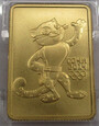 Rosja 2011 SOCZI 2014 maskotka leopard 50 rubli złota moneta