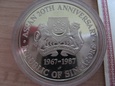 SINGAPUR 1987 ASEAN Anniversary 10 dollars silver proof #21.1593