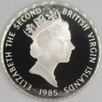 Brytyjskie Wyspy Dziewicze 1985 złoty pierścień 20 dollars