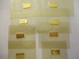 8 x GEIGER 1g 1 gram sztabka złota 9999