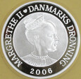 Dania 2006 10 koron 1oz Andersen Królowa Śniegu uncja srebra box