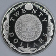 Brytyjskie Wyspy Dziewicze 1985 złoty dublon z 1702 roku 20 dollars