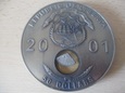 LIBERIA 2001 Princess Louisa KOPIA moneta na kominek $50