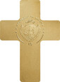 PALAU 2022 Złoty Krzyż Chrystusa $1 UNC CoA 