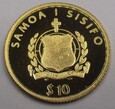 Samoa i Sisifo 2005 Jan Paweł II 10 Tala 1,24g moneta złota UNC