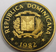 DOMINIKANA 1982 Międzynarodowy Rok Dziecka 200 peso złota moneta