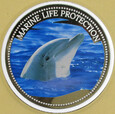 PALAU 2004 Marine Life Protection Delfin Butlonosy $5 Ag