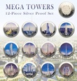 MOZAMBIK 2010 Mega Towers zestaw 12 medali