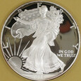 USA 1992 Proof LIBERTY Silver Eagle 1oz Ag 999 uncja srebra 