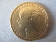 WIELKA BRYTANIA 1874 Suweren złota moneta