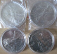 4 x 1oz Ag 999 uncja srebra USA LIBERTY Silver Eagle 