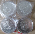 4 x 1oz Ag 999 uncja srebra USA LIBERTY Silver Eagle 