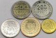 KOLUMBIA różne roczniki zestaw 5 monet