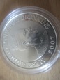 Dania 2007 10 koron 1oz Andersen SŁOWIK uncja srebra CoA box